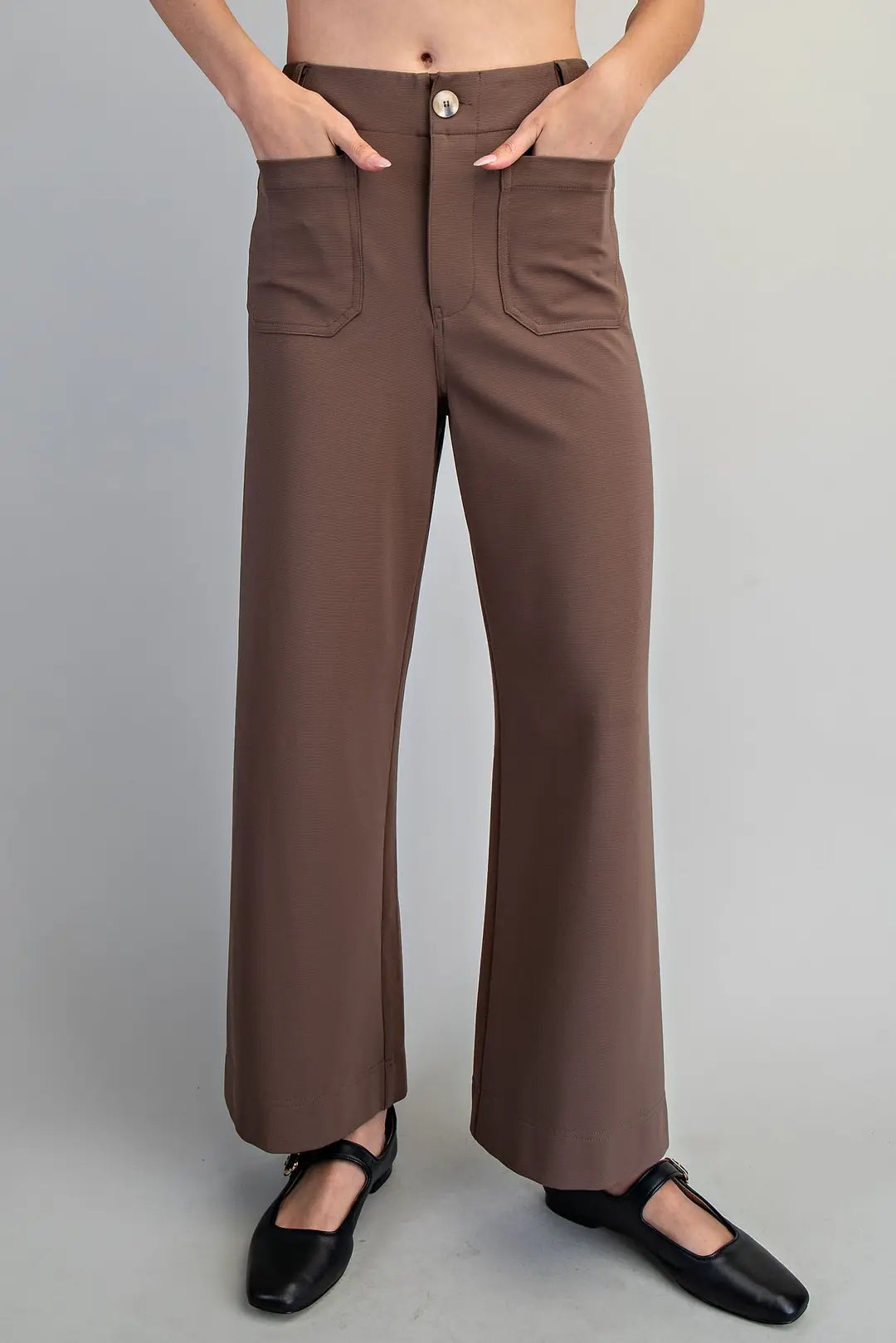 "Coco" Knit Wide Leg Pants