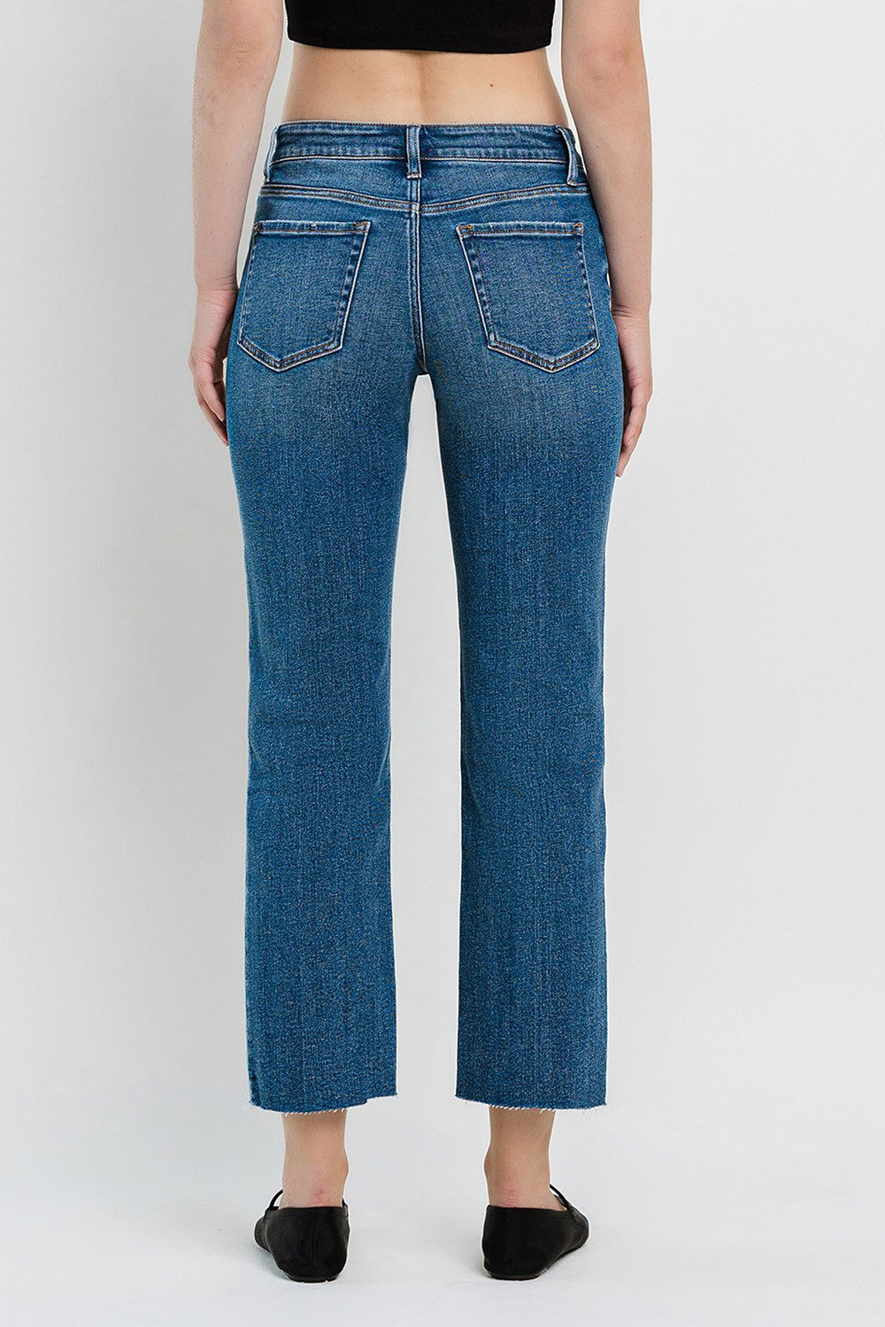 Mid Rise Ankle Regular Straight