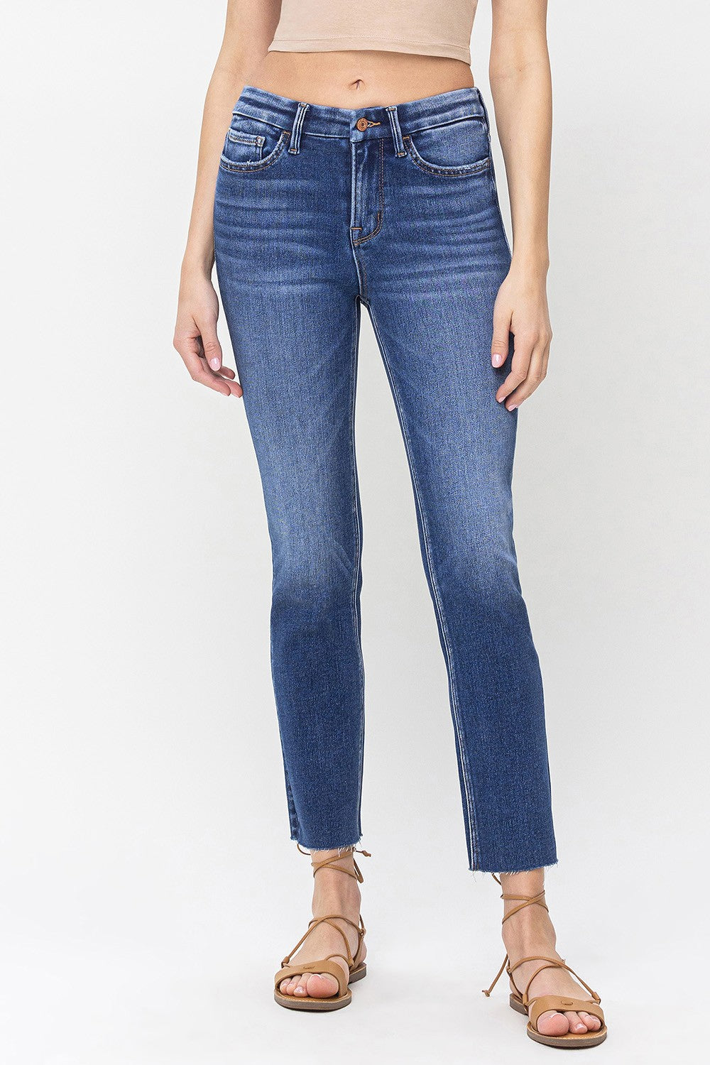 "STAN" High Rise Slim Straight