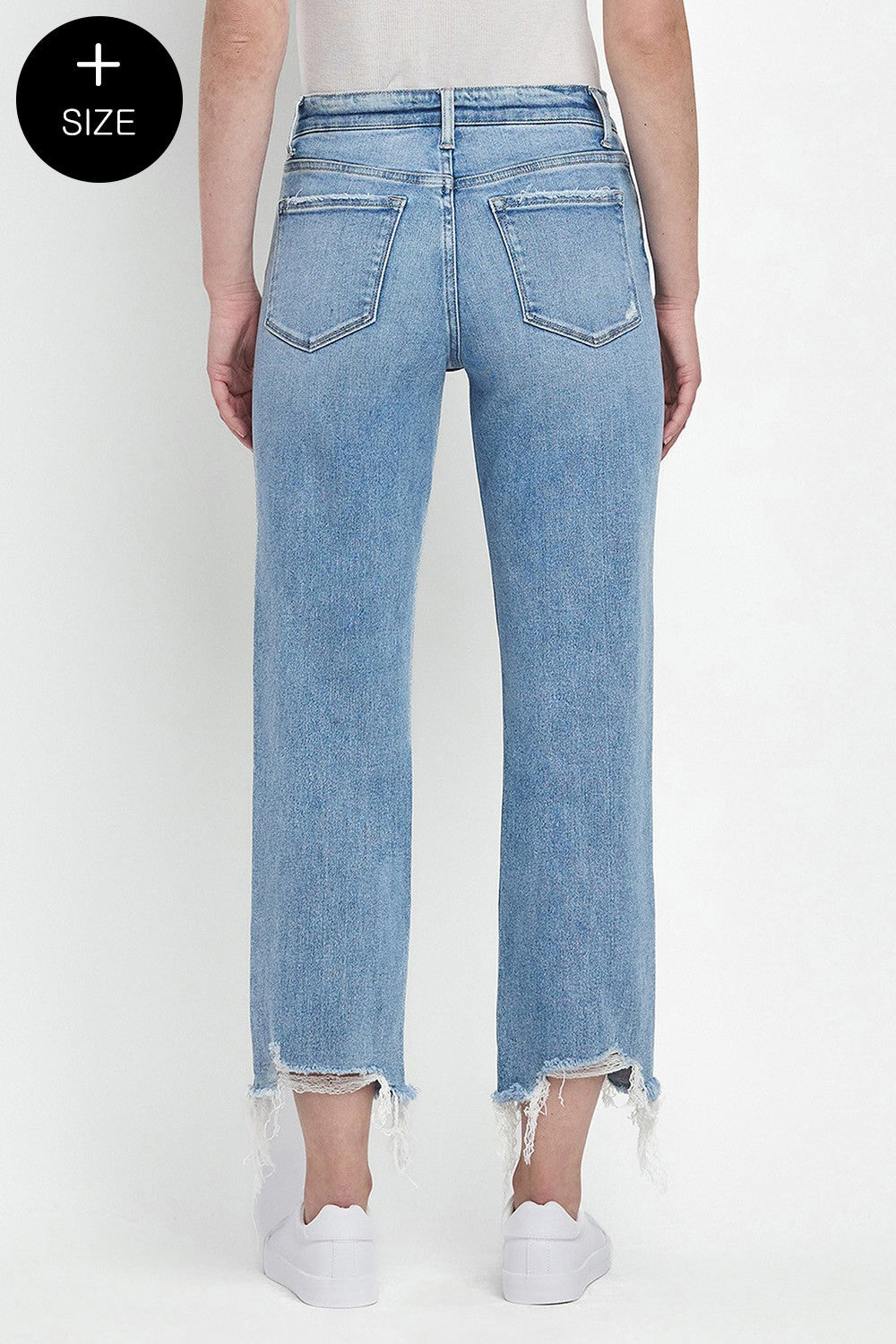 Vervet Victoria High-Rise Stretch Straight Jeans