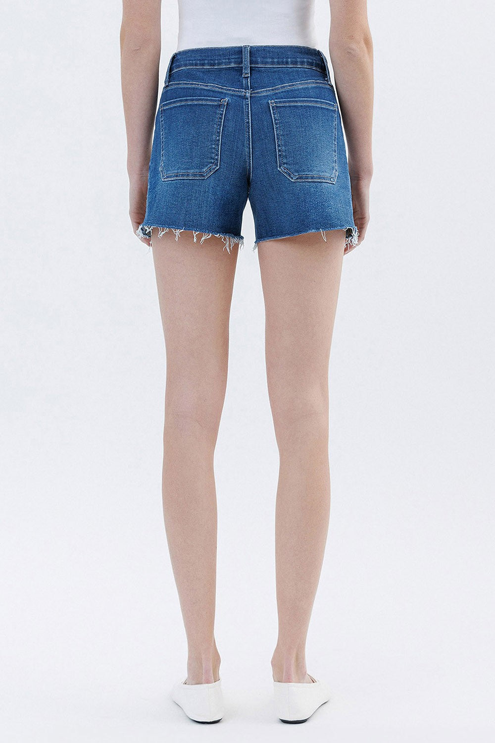 Vervet Draw String Denim Shorts
