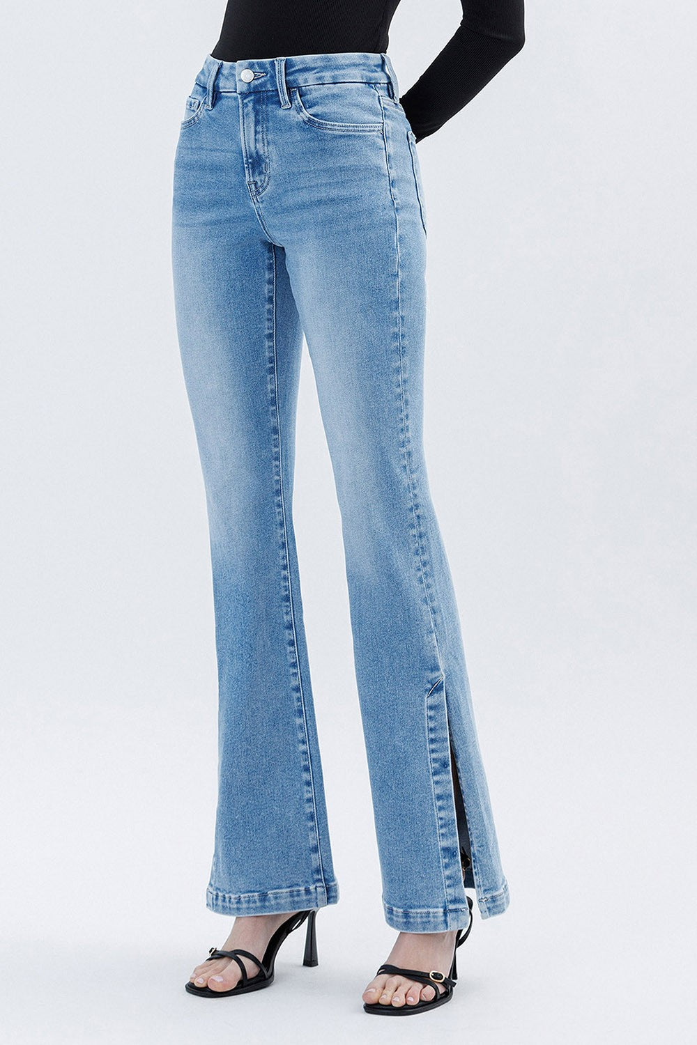 Vervet Lovervet Side Slit Bootcut