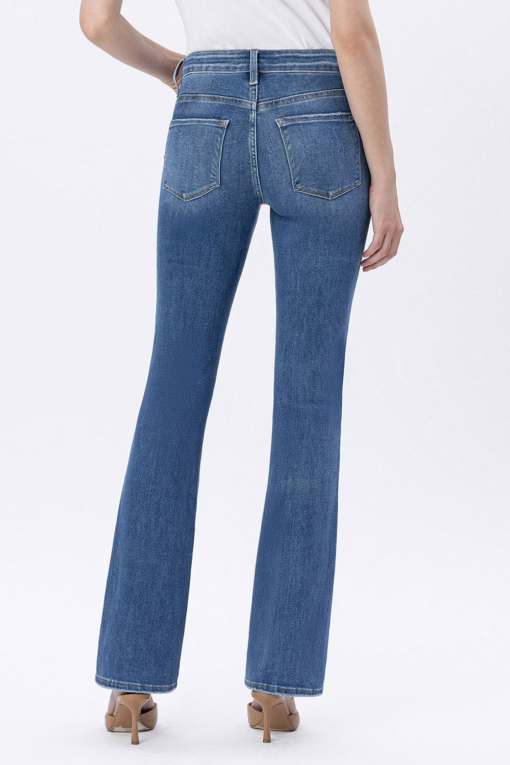 Vervet High Rise Stretch Slim Bootcut Jeans