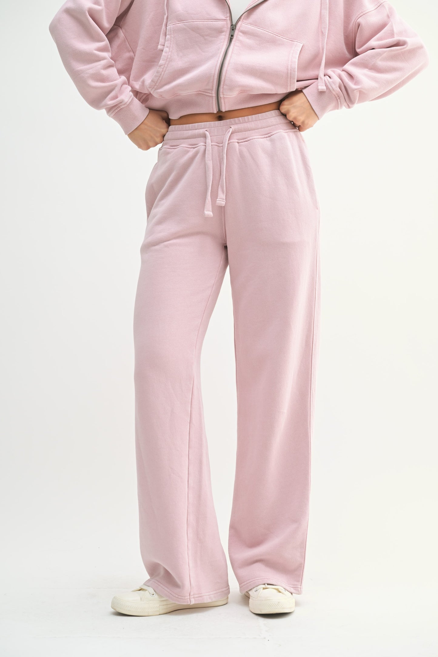 MONO B Mineral Wash Wide Leg Pant