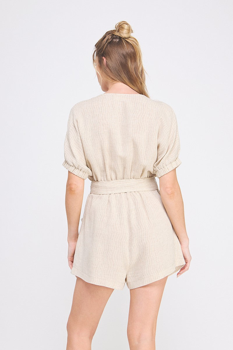"Rochelle" Sandy Wave Romper