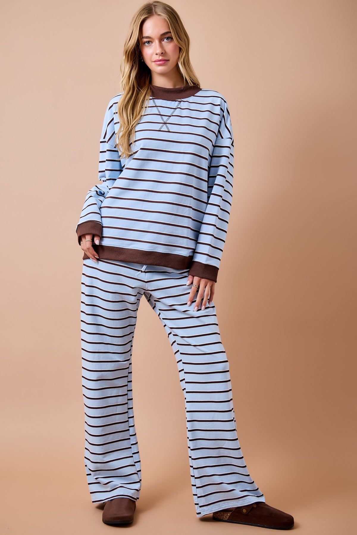 "Samantha" Striped Set