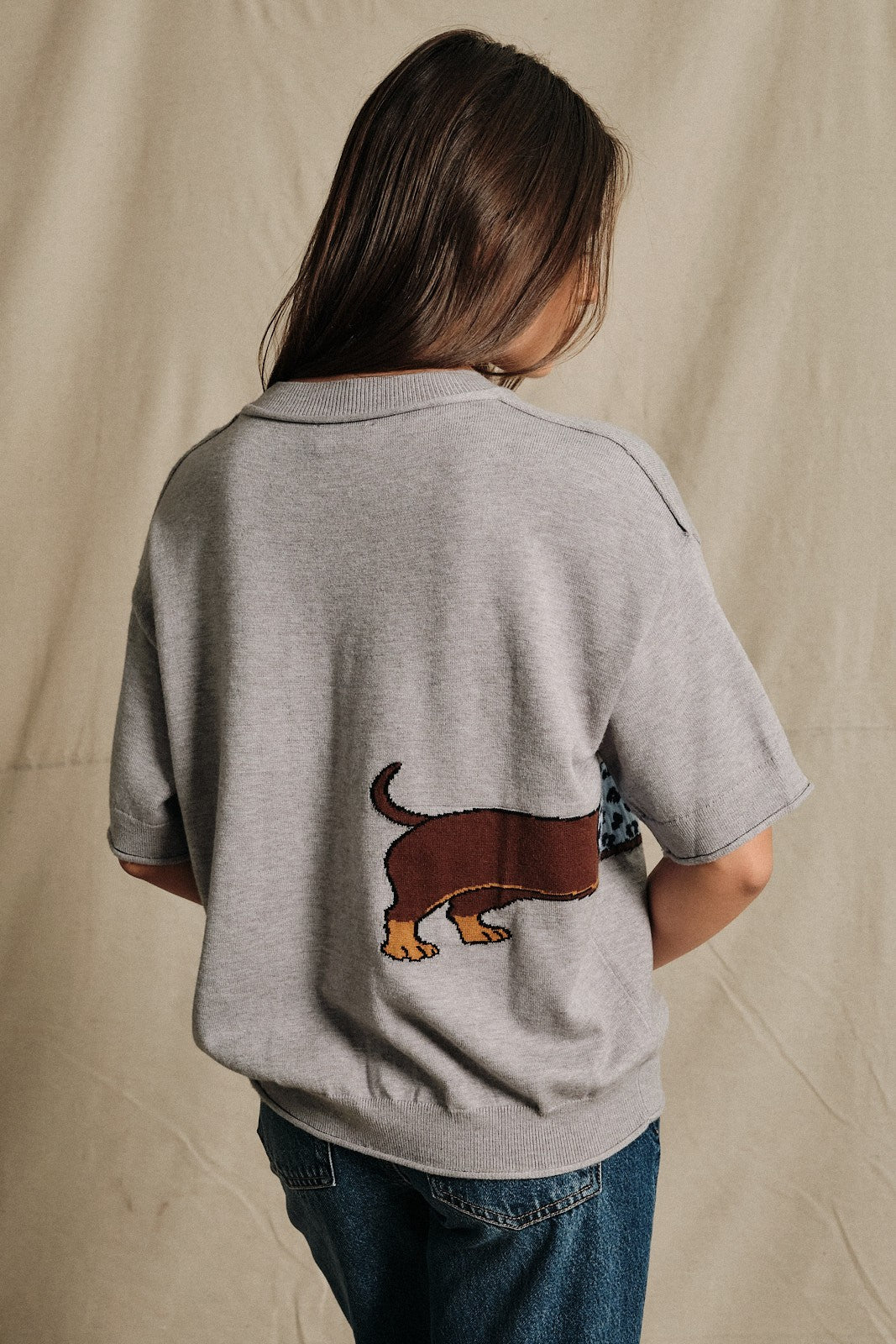 "Dixie" Dachshund SS Sweater