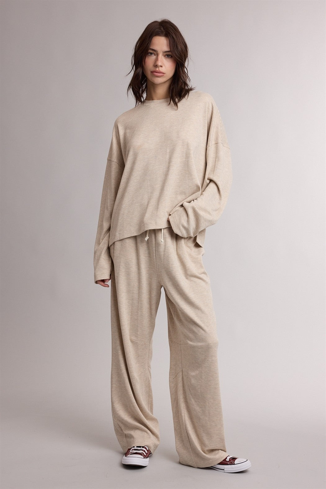 "Julia" Striped Comfort Set