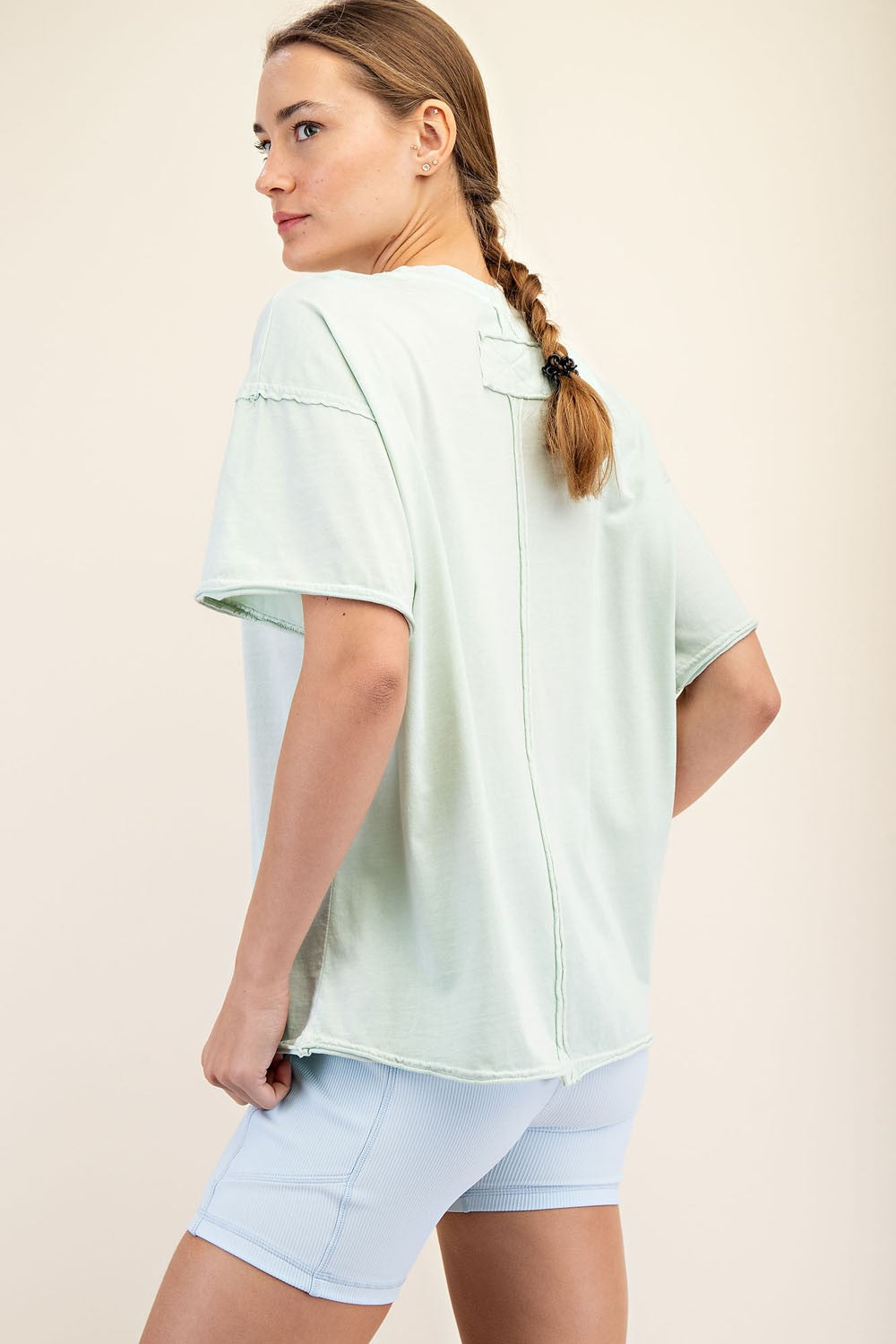 RAE MODE Washed Cotton Boxy Tee