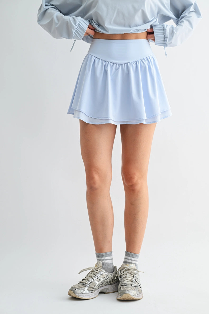 MONO B Flutter Skort (Multiple Colors)
