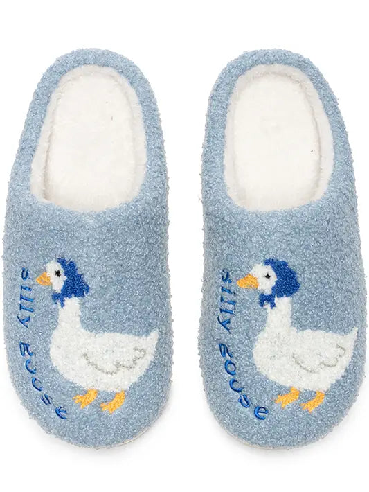 "Silly Goose" Slippers