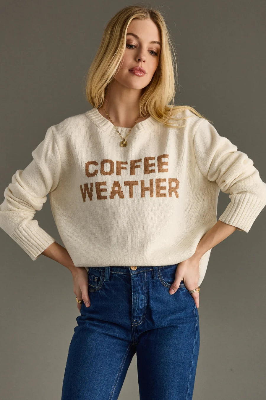 "Coffee Weather" Sweater