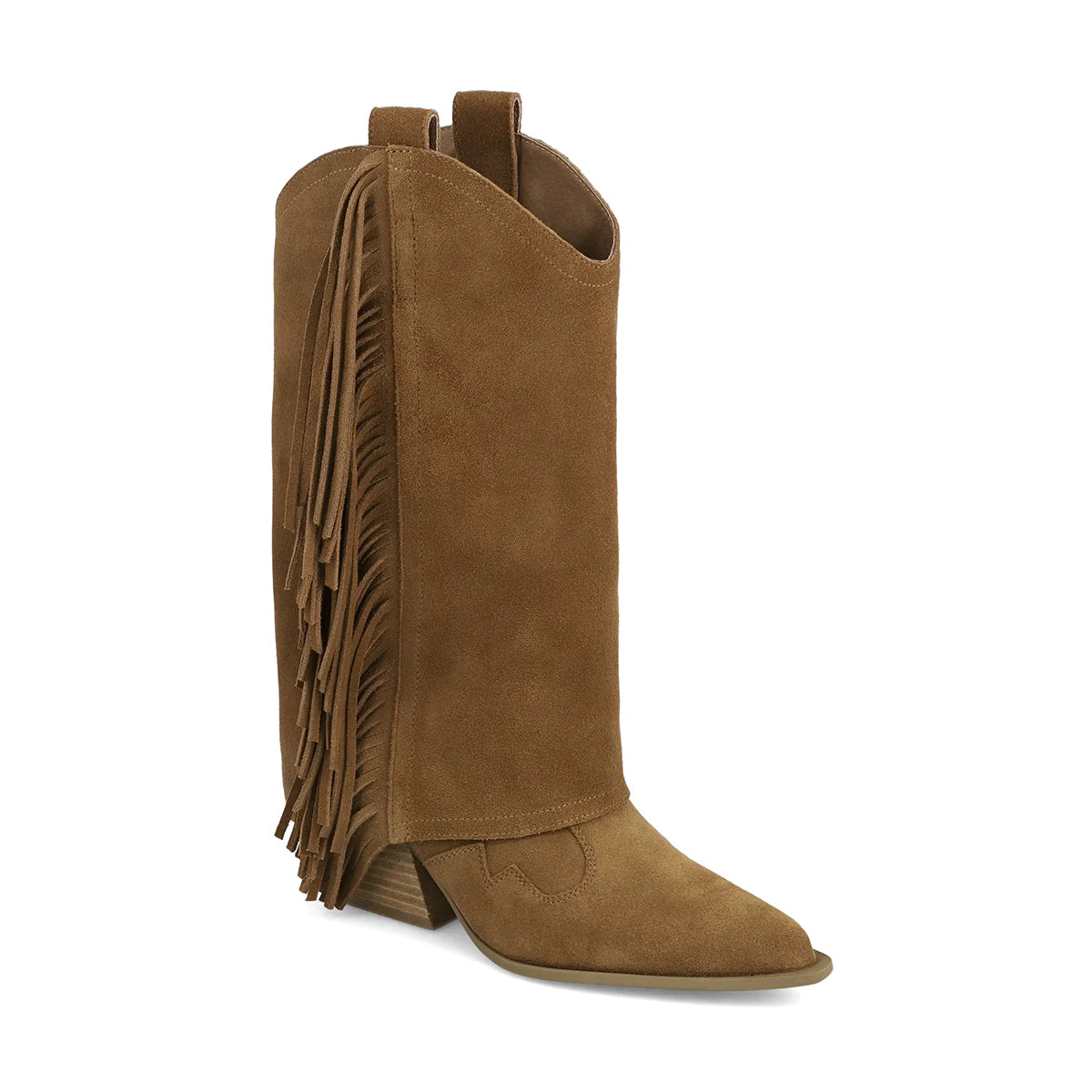 "DESTON" Fringe Cowgirl Boots