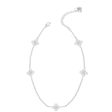 Natalie Wood Heritage Mini Cross Station Necklace