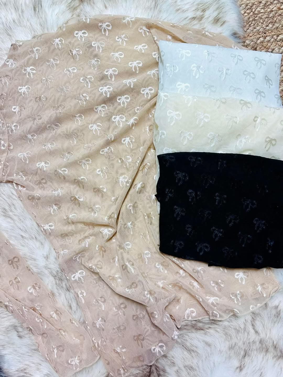 Lace "Ribbon" Detail Top
