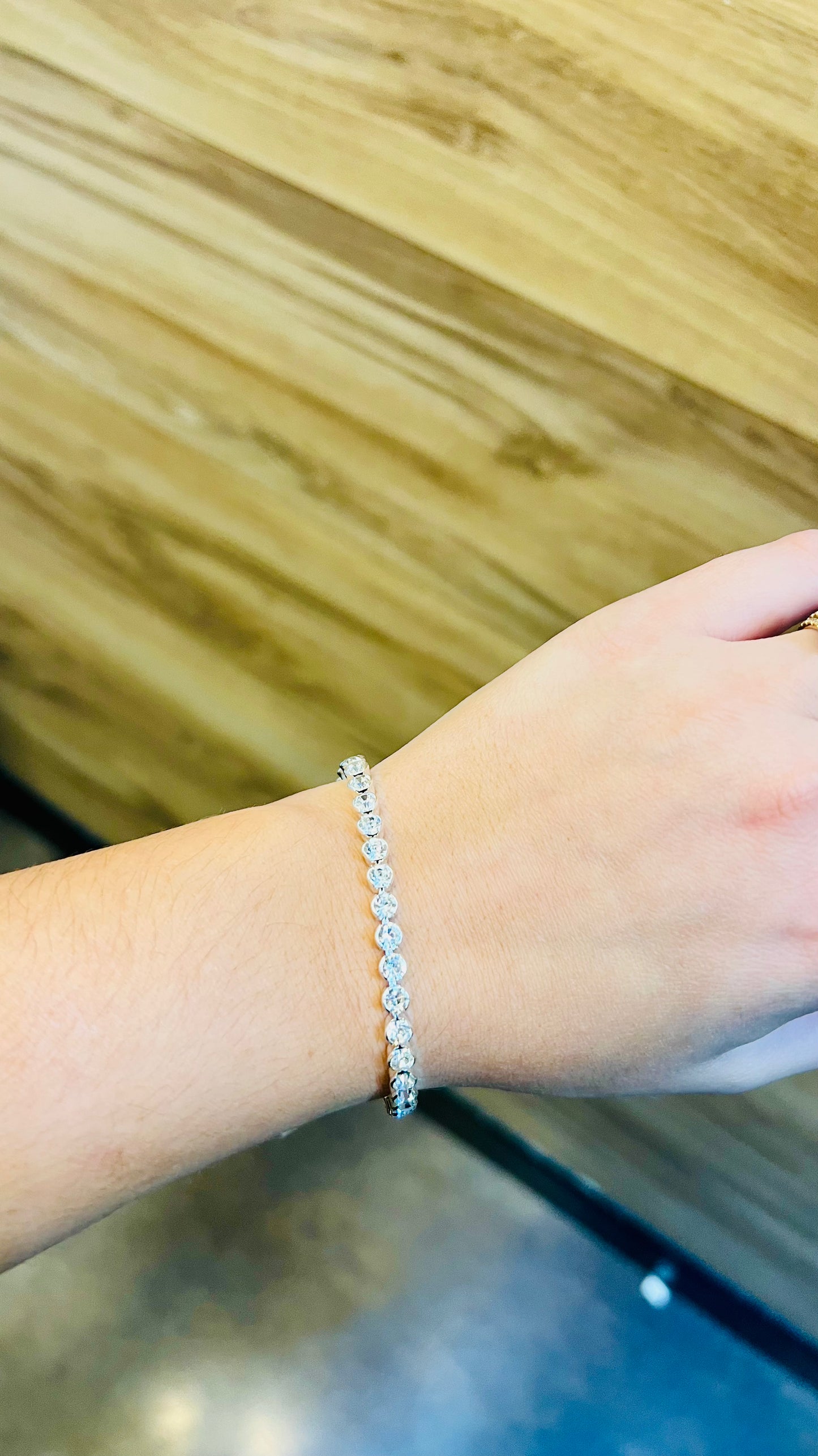 Natalie Wood Enchanted Tennis Bracelet (Silver)