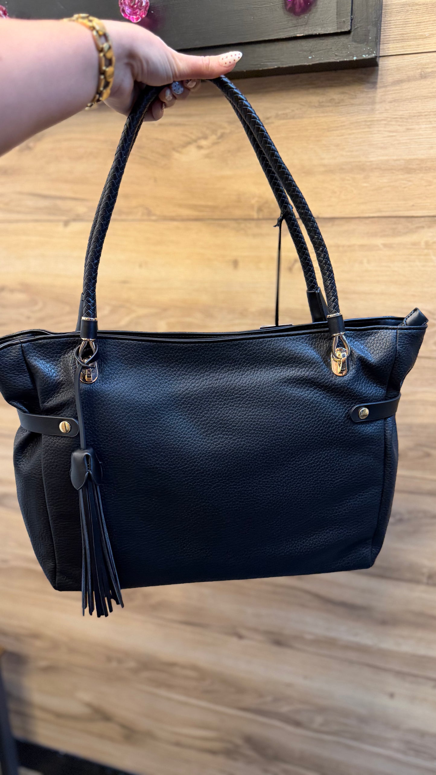 "Belle" Large Shoulder Purse (Multiple Colors)