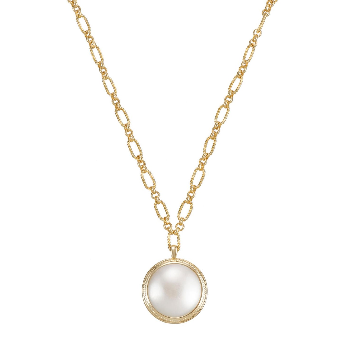 Natalie Wood Solaris Pendant Necklace (Pearl)