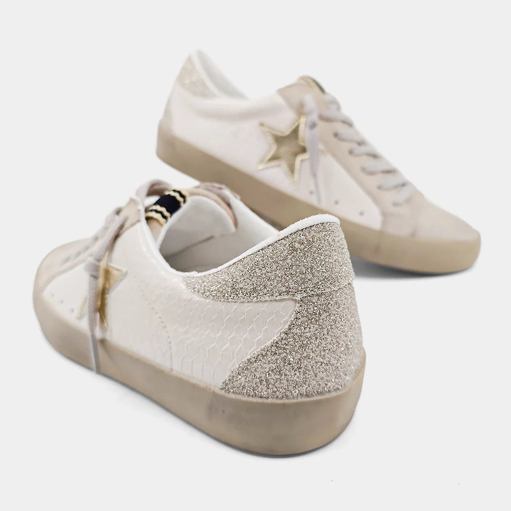 Shu Shop Paula Bone Snake Sneaker