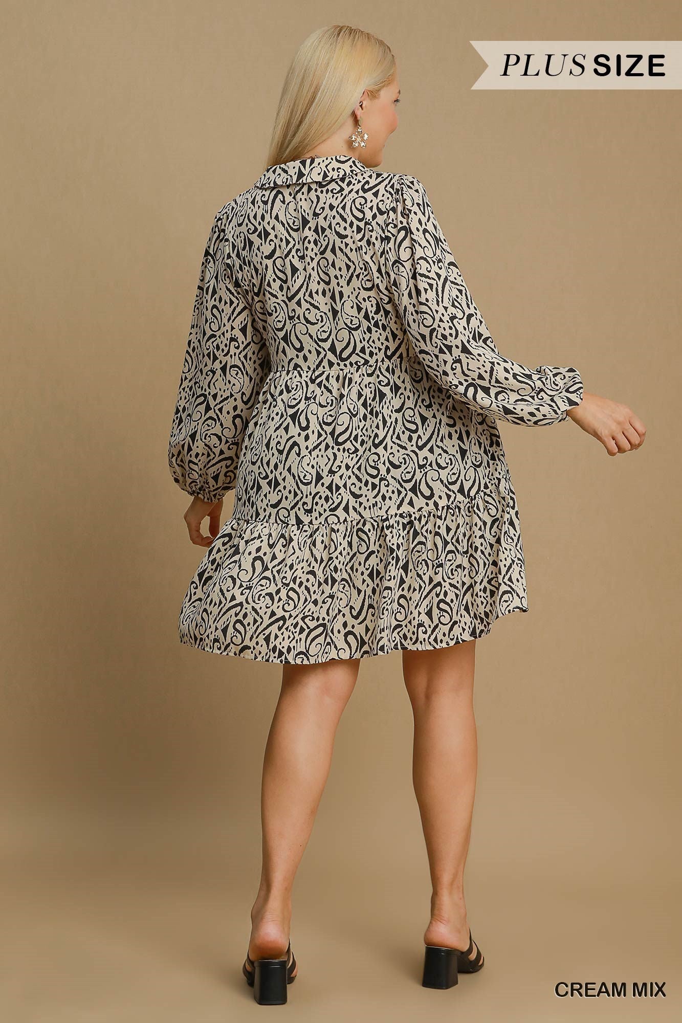 "So Jazzy" Curvy Print Dress