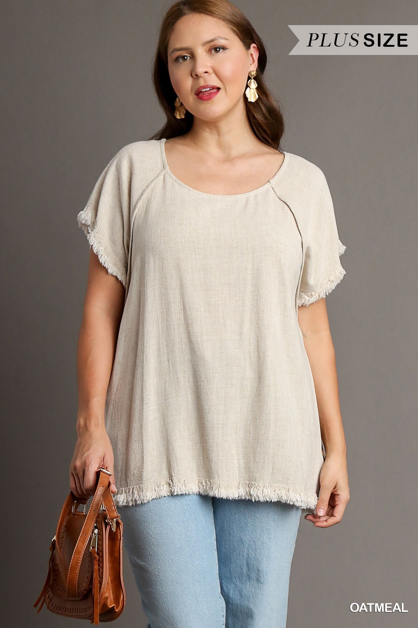 "Emily" Leopard Scoop Back Curvy Top