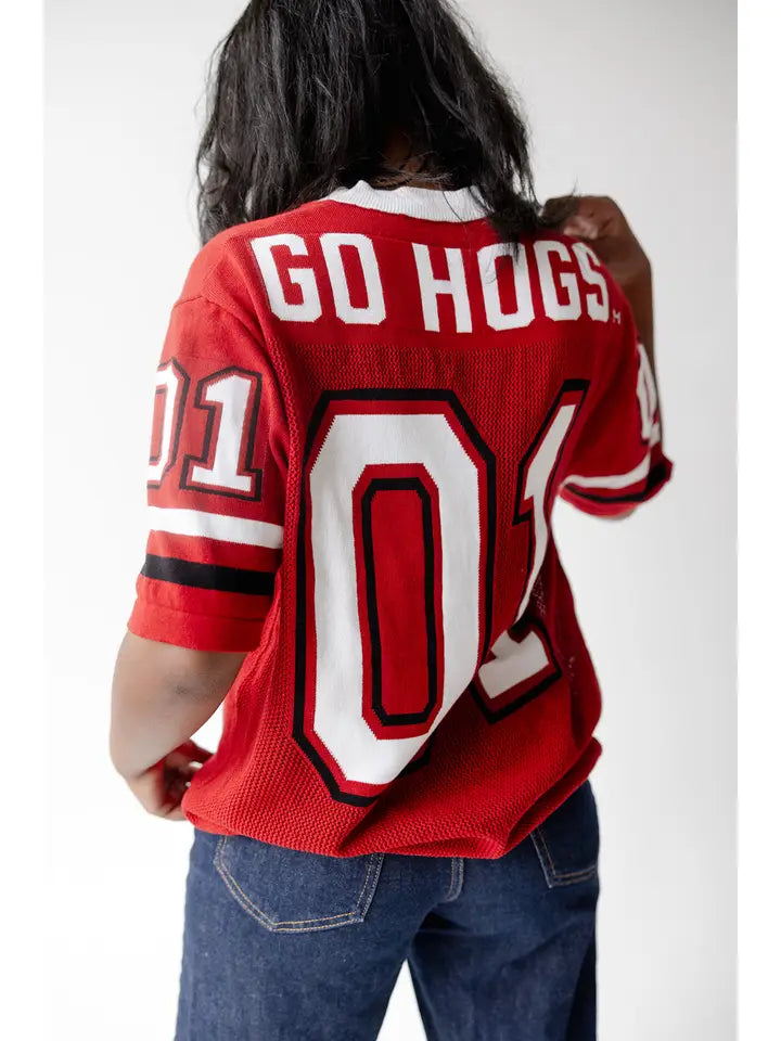 Arkansas Sideline Jersey Sweater