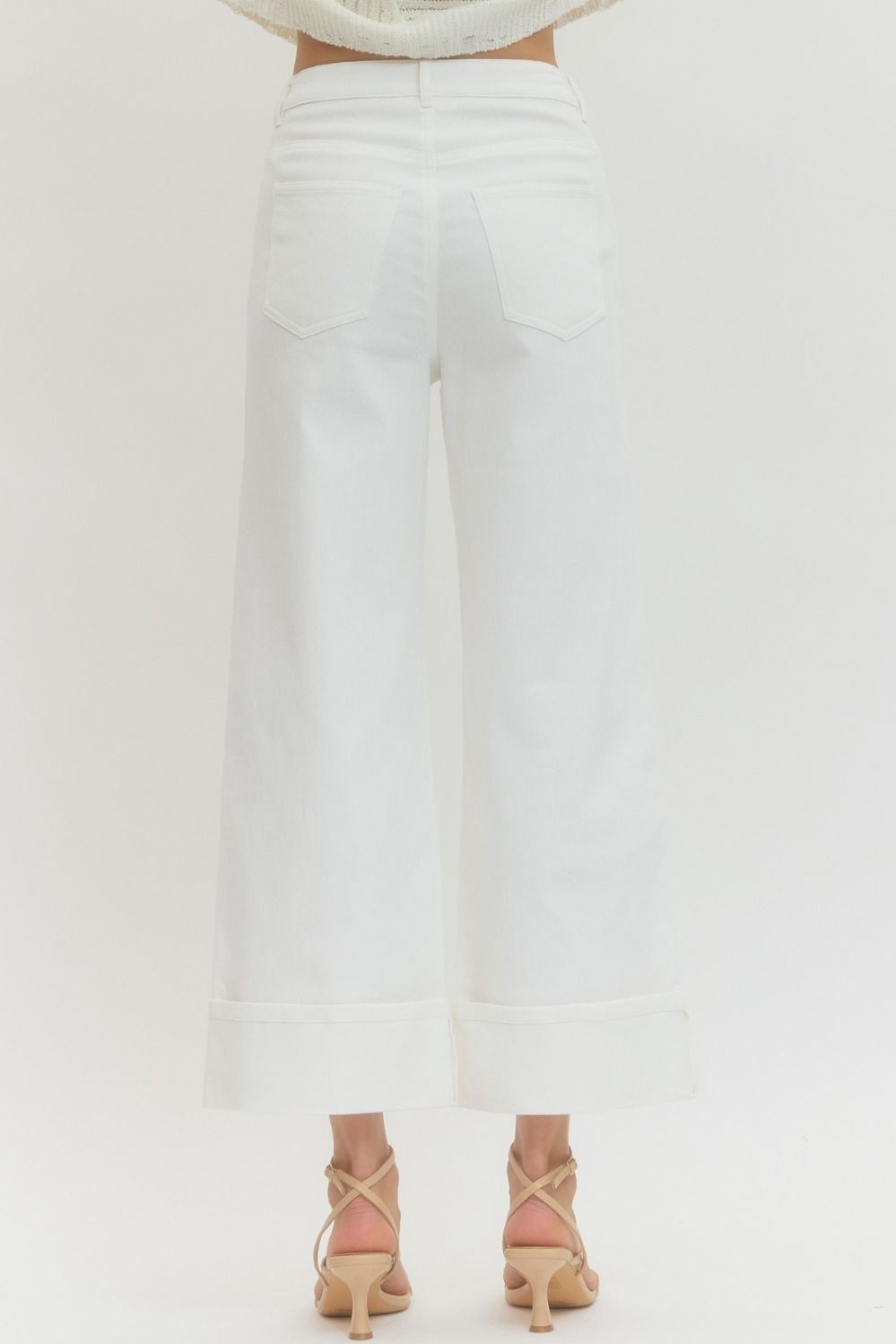 "Lisa" Mid Rise Denim Ankle Pant