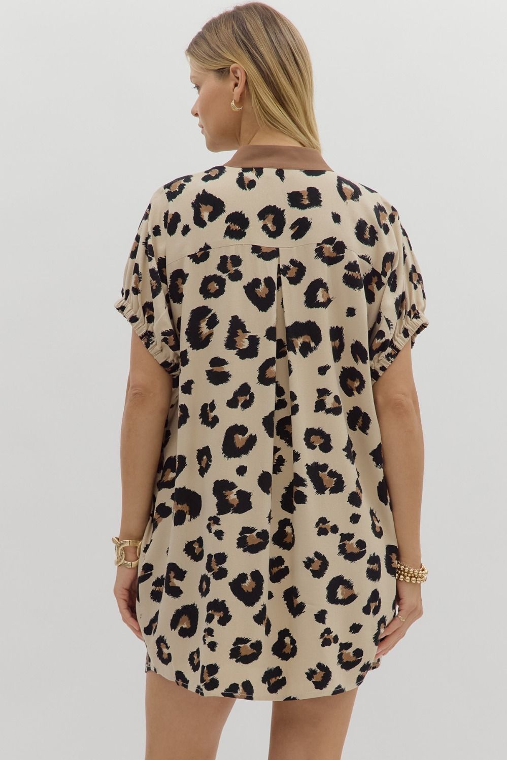 "Wild about You" Leopard Dress w/ Pockets