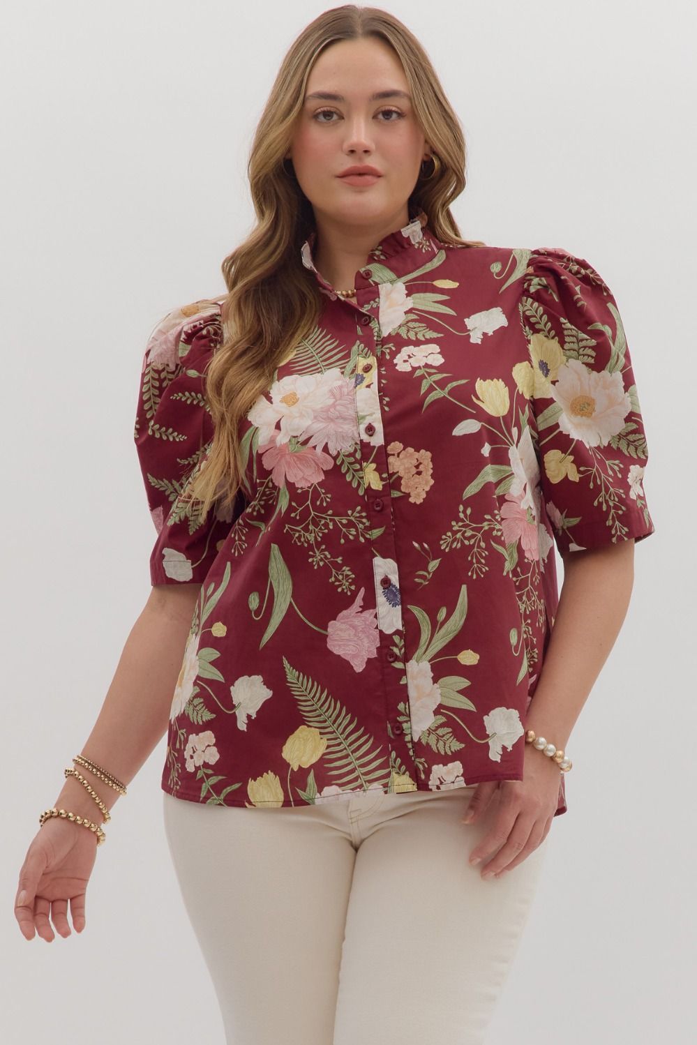 "Pinot" Floral Top