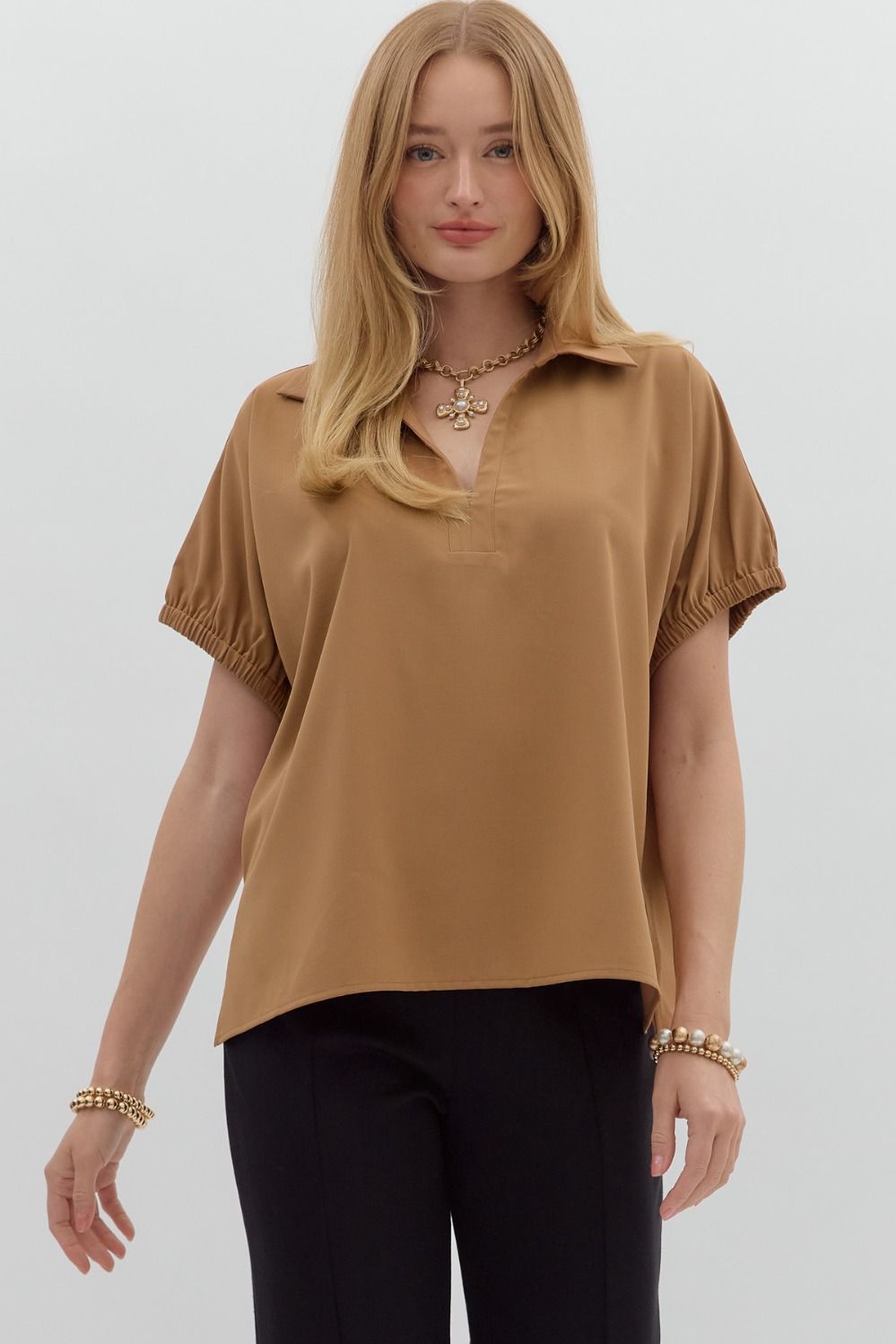 "Juno" V-Neck Top (Multiple colors)