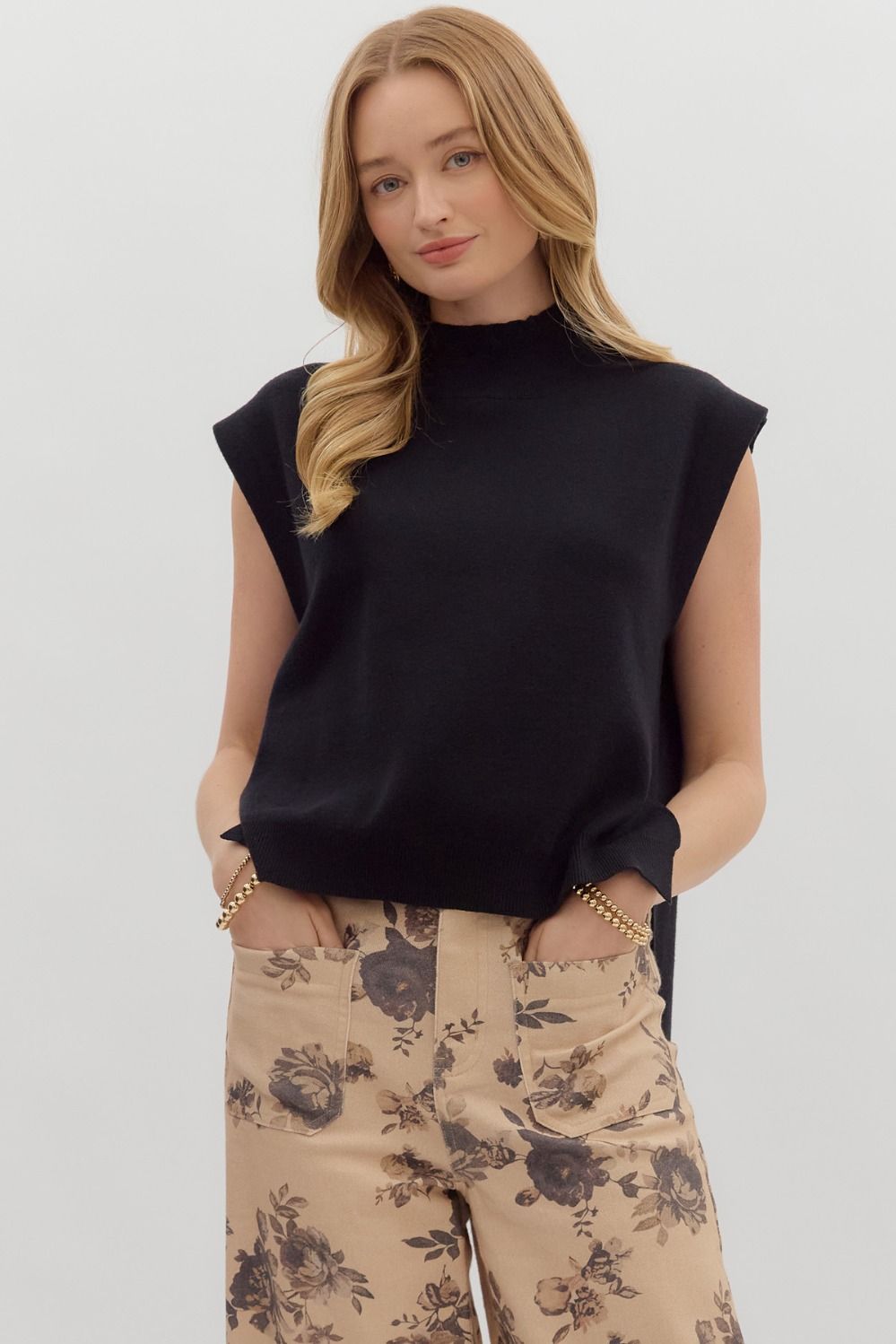 "Gillian" Mock neck (Multiple Colors)