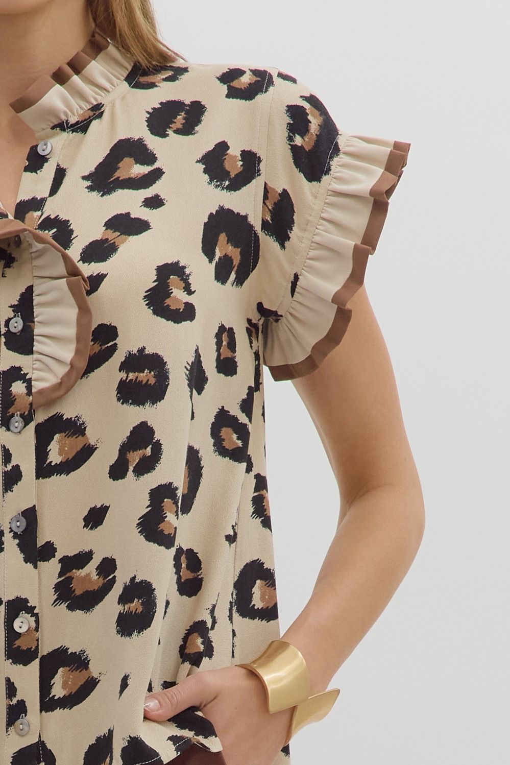 "Wild About You' Leopard Top (S-2XL)