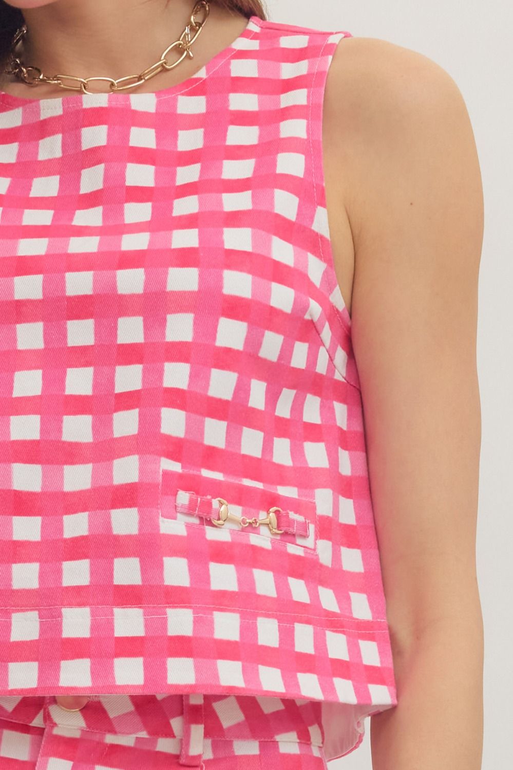"Summer" Gingham Set