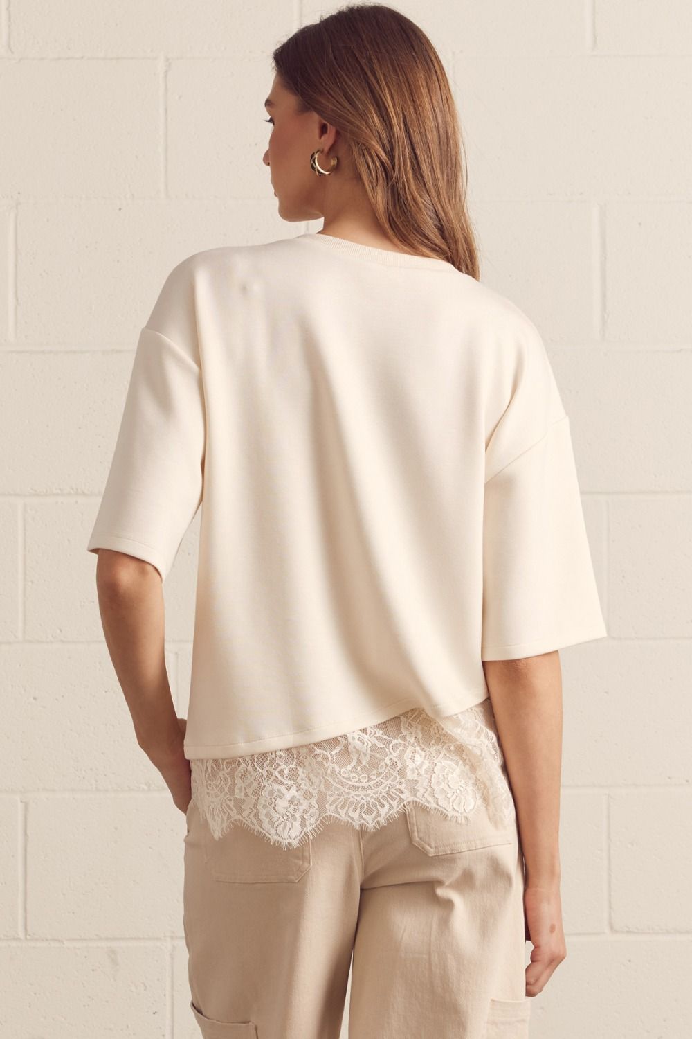 "Laycey" Detailed Short Sleeve Top (multiple colors)