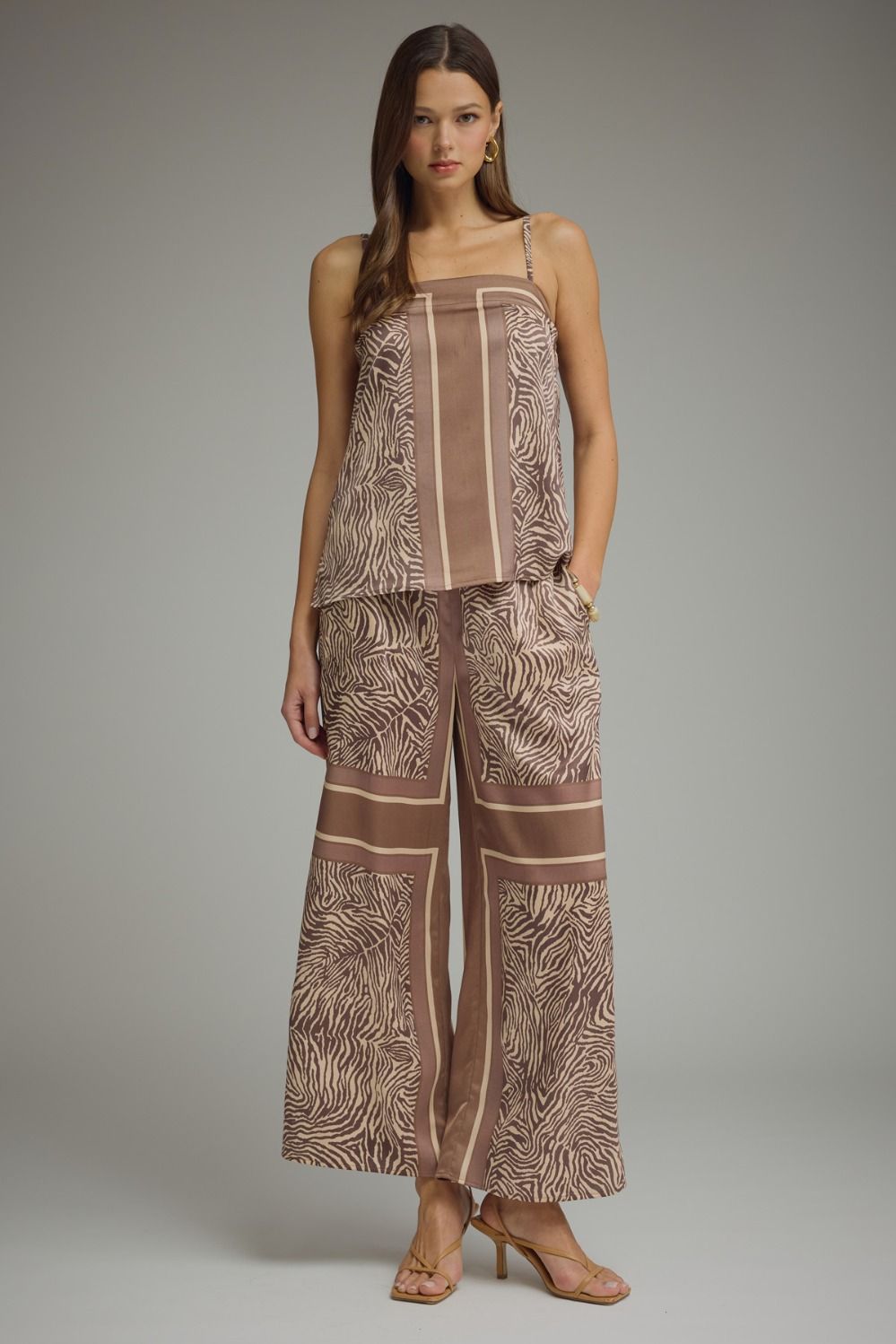 "Adventure Awaits" Zebra Satin Set (multiple colors)
