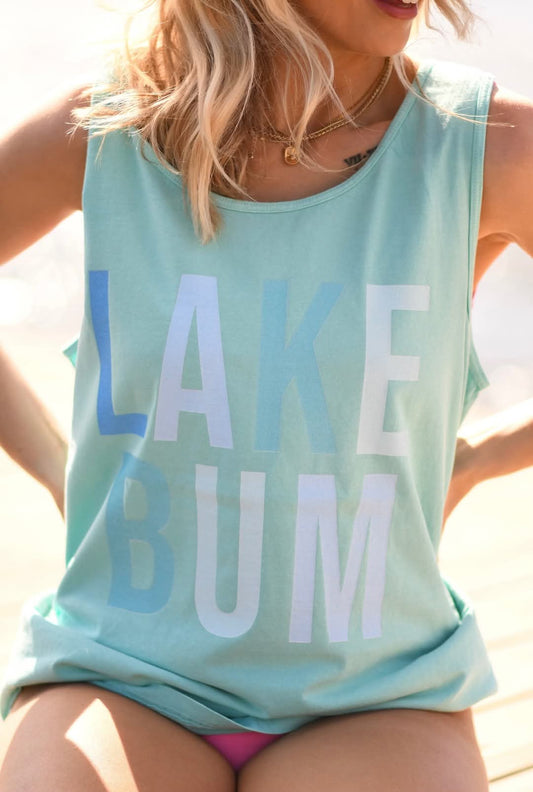 LAKE BUM Comfort Colors Tank Top (multiple colors)