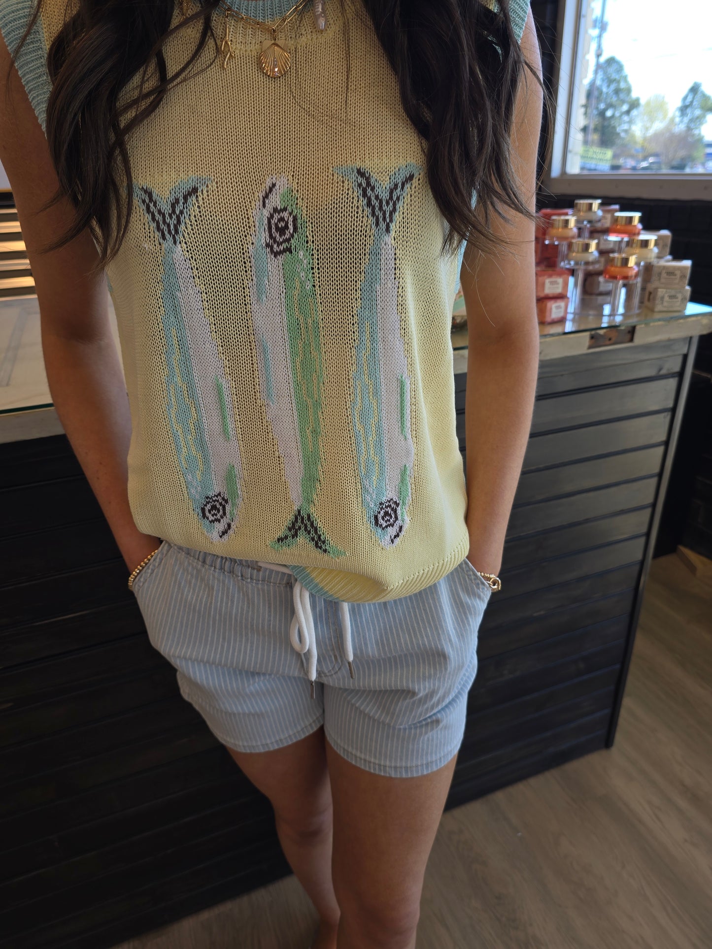 "Sardine" Knit Sweater Vest