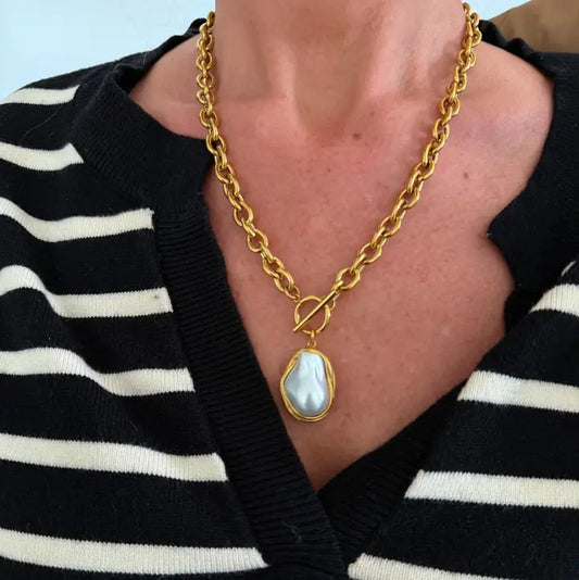 CHANSUTTPEARLS Pearl Drop Necklae