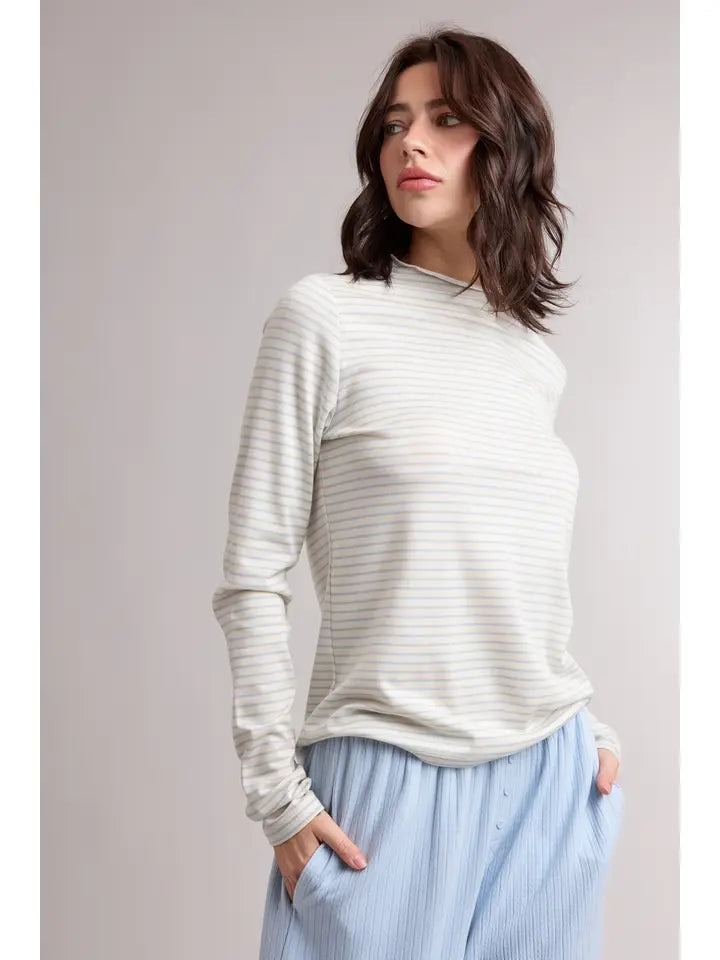 "Patrice" Stripes Long Sleeve