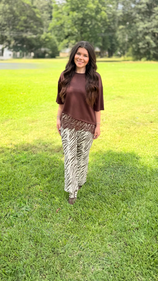 "Laycey" Detailed Short Sleeve Top (multiple colors)