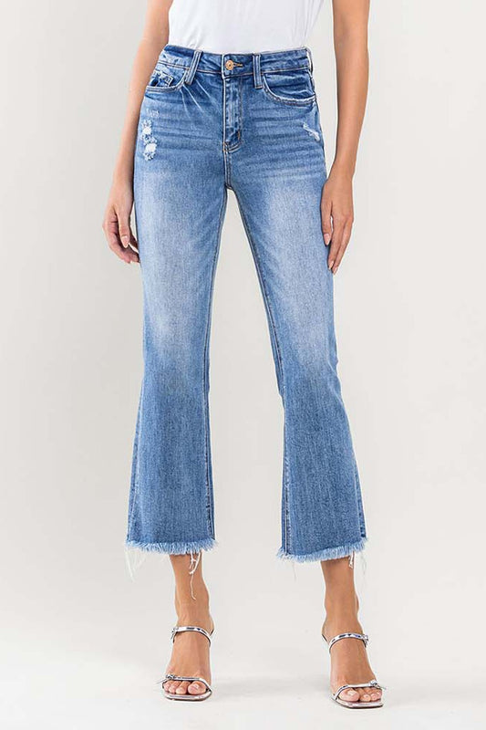Vervet Bella Curvy High Rise Kick Flare Jeans