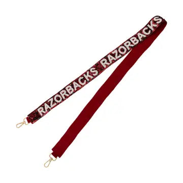 RAZORBACK Sequin Bag Strap (trademark)