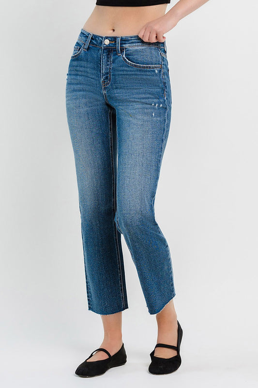 Mid Rise Ankle Regular Straight