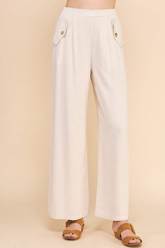 "Kaylin" Soft Linen Pants