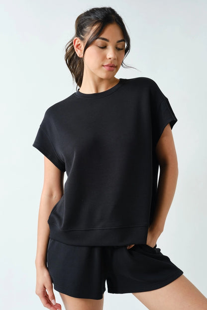MONO B Luna Cloudscape Black Short Set