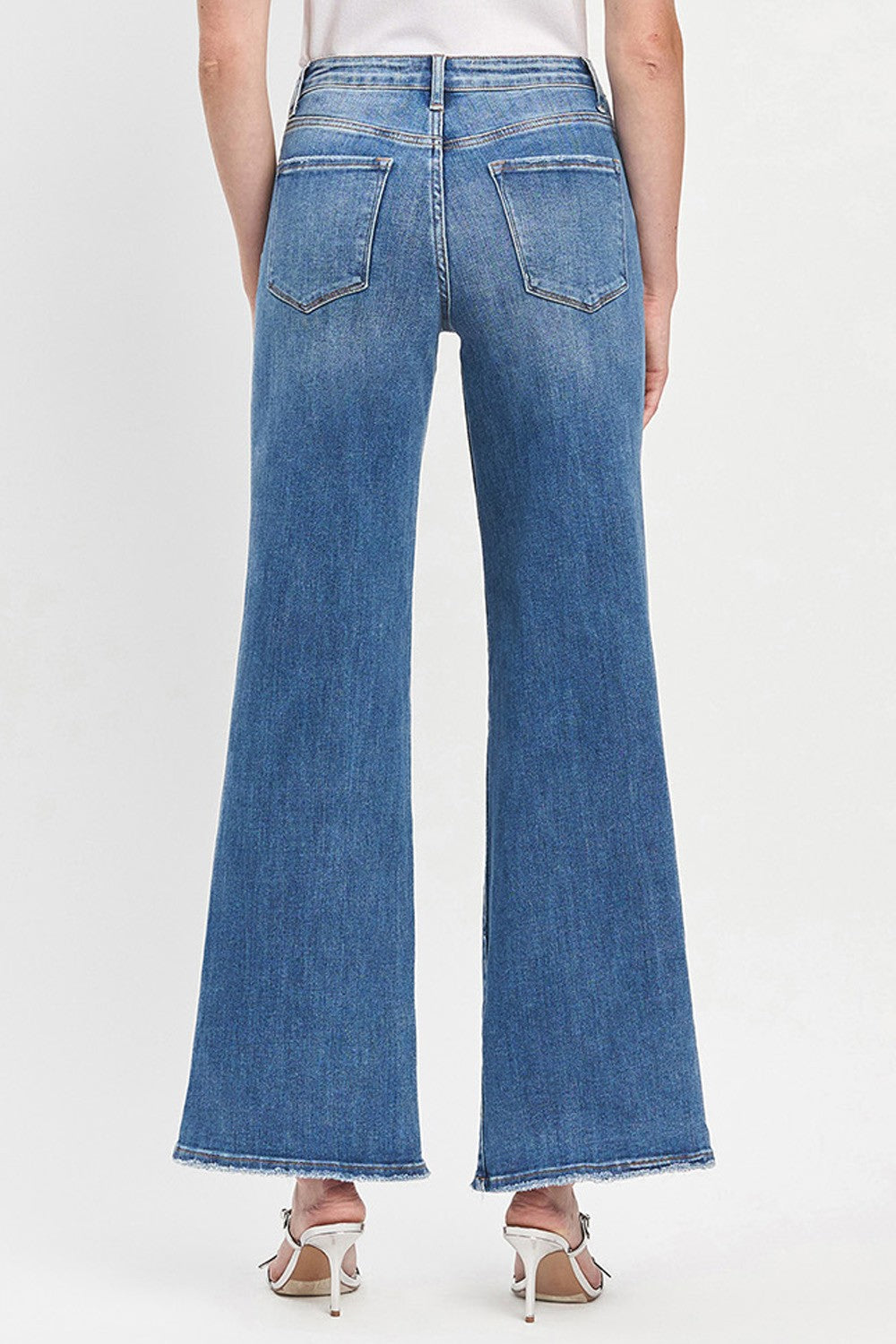 High Rise Trouser Wide Leg Jeans