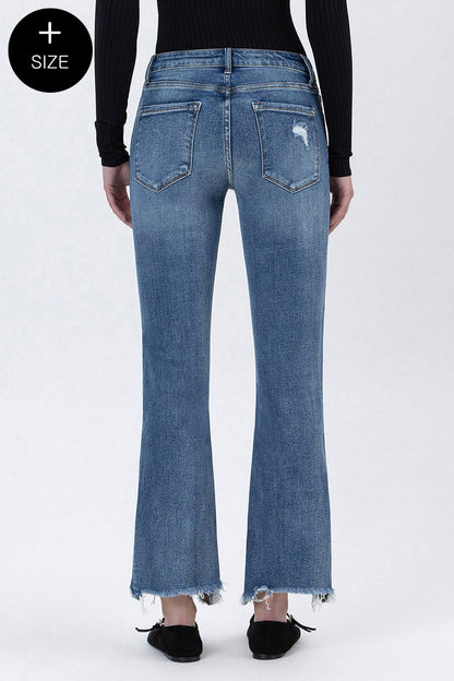 Mid Rise Ankle Bootcut