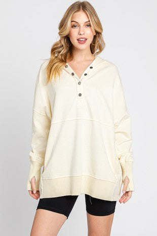 Mineral Wash Hoodie Sweaters