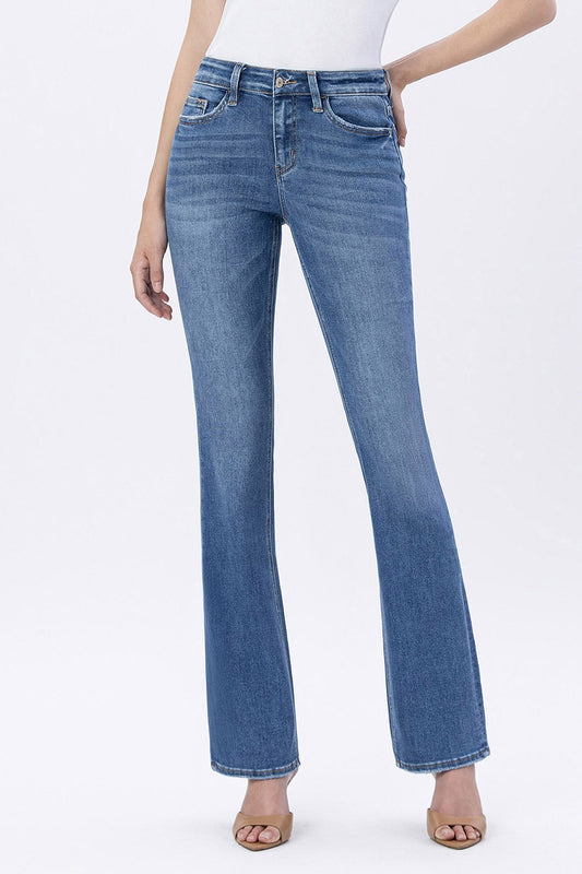 Vervet High Rise Stretch Slim Bootcut Jeans