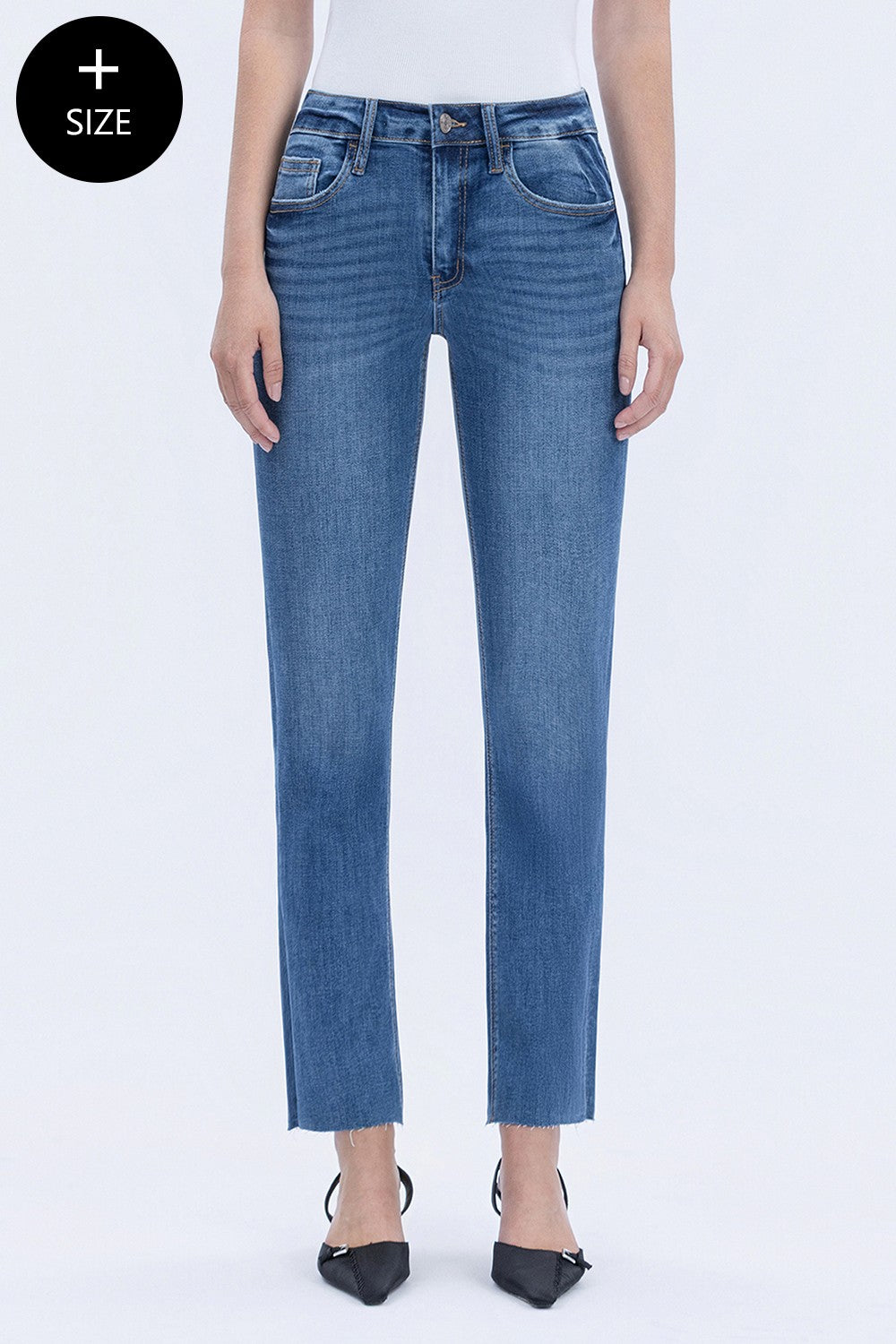 High Rise Slim Straight